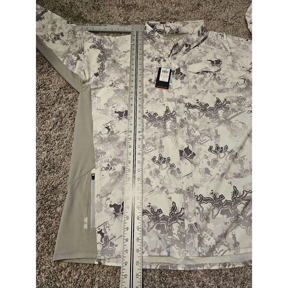 True Timber Men’s 2XL FinalRun Viper Snow Drizzle Camo Long Sleeve Fishing NWT - Picture 7 of 8